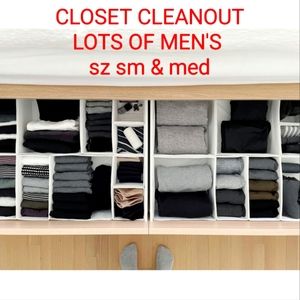 NEW LISTINGS! MEN'S CLOTHES!